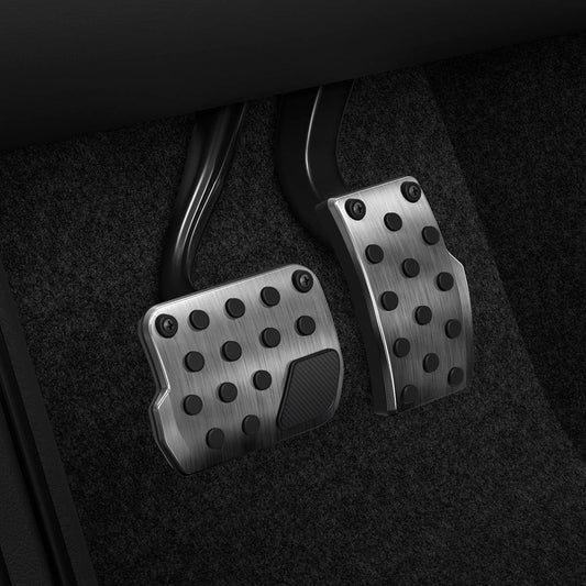 (Upgraded) Stainless Steel Performance Pedal Cover for All Model Y and Model 3 - for Model Y Juniper (Standard & Premium 2025/2026) and Model 3 Highland (Standard & Premium 2024/25/26)
