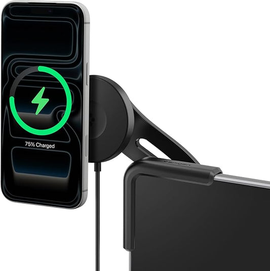 TapLock Qi2 MagSafe Charging Tesla Phone Mount for Model Y Juniper 2025/26 & Model 3/Y/S/X - iPhone 17 Pro Max with MagSafe & Pixel 10 Pixelsnap & Galaxy S26 Series [Not for Updated 16in QHD Screen]