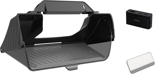 JOWUA Under Screen Invisible Station for Tesla New Model Y 2025 Model 3 Highland (2024+), Include 3 Ports Power HUB, Portable LED Light,