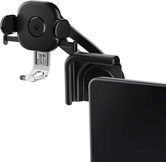 Spigen TapLock Adhesive-Free Universal Car Mount (Screen Mount) Designed for Tesla Model Y 2025 Refresh and Tesla Model 3/Y/S/X/Cybertruck Compatible with iPhone, Samsung, and More