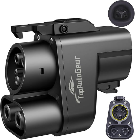 Tesla Charger Adapter，NACS to CCS Adapter for EV Charging at Tesla Supercharger Stations - Fast DC Charging Tesla to CCS Adapter for Ford and Rivian EVs