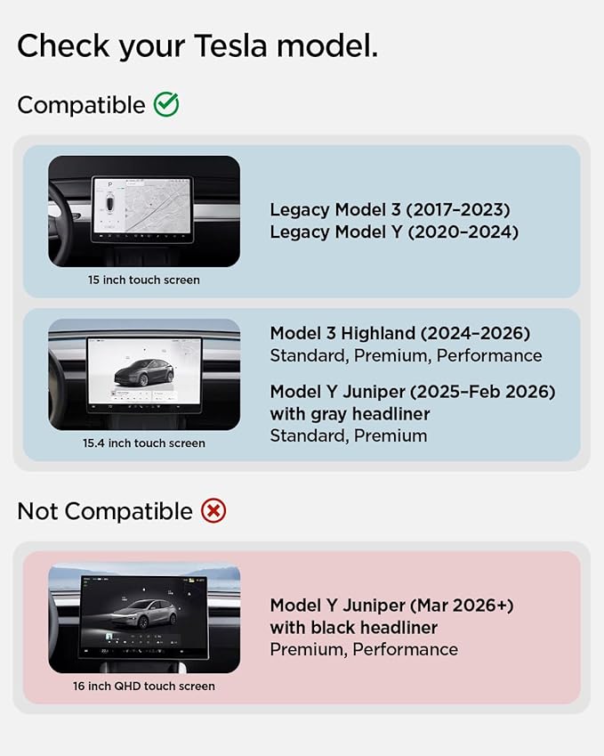 TapLock Qi2 MagSafe Charging Tesla Phone Mount for Model Y Juniper 2025/26 & Model 3/Y/S/X - iPhone 17 Pro Max with MagSafe & Pixel 10 Pixelsnap & Galaxy S26 Series [Not for Updated 16in QHD Screen]