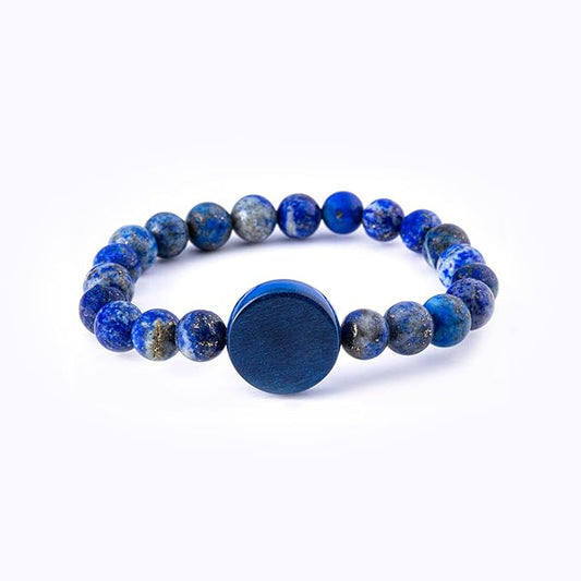 CNICK Tesla Key Bracelet Accessories: Effortlessly Lock, Unlock, and Start Your Tesla Model 3/Y/X/S with Style, The First Tesla Bracelet Accessory for Men and Women. (20cm/7.9" Lapis)