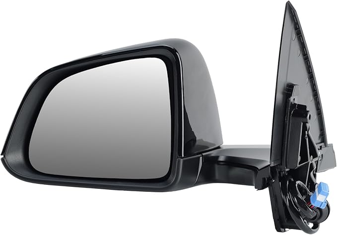 Left Driver Side Mirror Compatible with Tesla Model Y 2020-2024 Replacement 1594111-00-C 159411100C Power Heated Memory 13 Pins (Black)