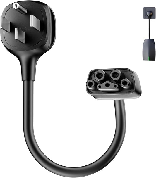NEMA 14-50 Adapter Only for Tesla Mobile Charger Gen 2 and 3, Fast Charging 240/250V 14-50 Outlet Connector for Tesla Portable Charger Adapter Up to 32 Amp (15 inch)