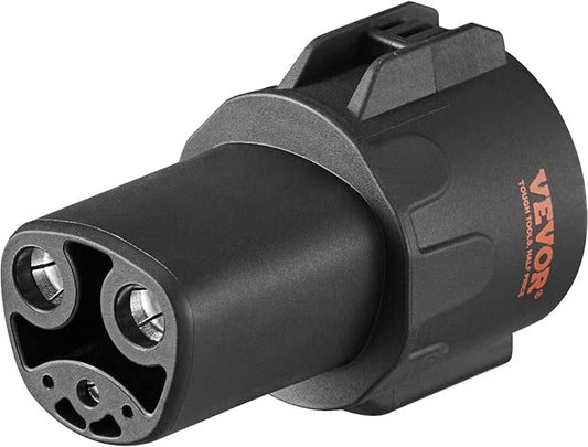 VEVOR J1772 to Tesla Charger Adapter, 80 Amp 240V AC, SAE J1772 EV Charging Adapter to Tesla Plug, with Storage Bag Anti-Drop Lock IP65 Compatible with Tesla Model 3, Y, S, X