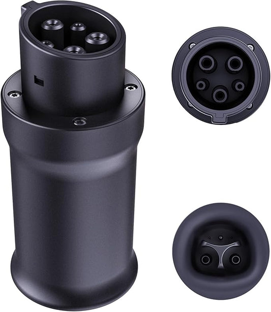 Tesla to J1772 Adapter, NACS Charging Adapter (Max 80A, 250V) - Compatible With EVs & Home Chargers, Fit for Wall Connector, Destination Chargers, Mobile Connectors