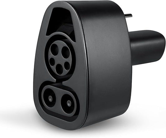 Lectron CCS to Tesla Adapter - 500A, 500V Tesla Charger Adapter - Compatible with All Tesla Models & CCS-Enabled NACS EVs - DC Fast Charging ONLY - NOT Compatible with Cybertruck (Black)