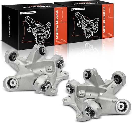 A-Premium 2 x Rear Suspension Steering Knuckle Compatible with Tesla Model 3 2017 2018 2019 2020 2021 2022 2023, Driver and Passenger Side