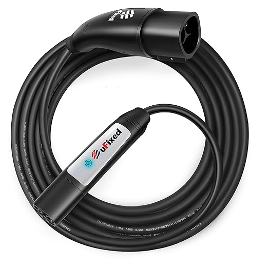 Tesla Charger Extension Cable 50A 240V 12KW 20FT,High-Speed Charging,Overload Protection,One-Touch Unlock,Portable Carry Bag