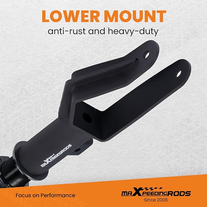 maXpeedingrods Coilovers for Tesla Y AWD 2020+, 24 Level Damper Adjustable Coilovers Suspension Kit Strut, Height Adjustable Shock Absorber, T6 Upgraded Lowering Kit Blue