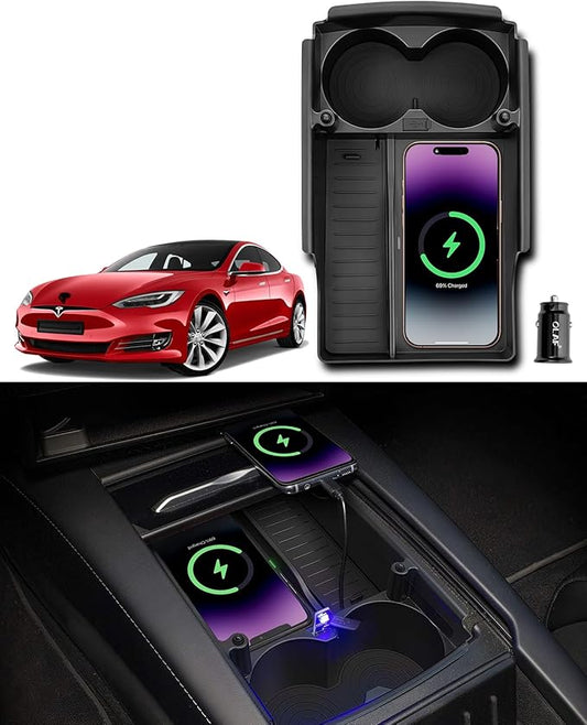 CARxion® for Model S & Model X Wireless Charger (2016-2019, OEM Car Accessories)