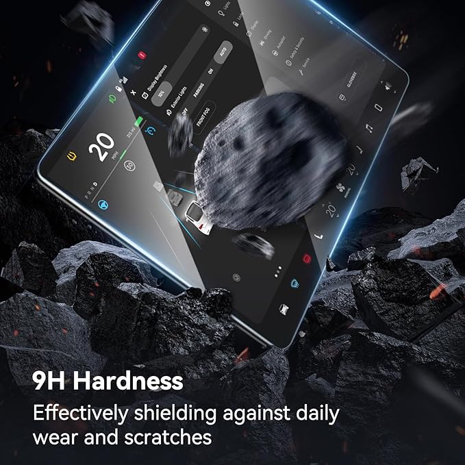 15 inch Screen Protector for Tesla Model Y /3 Accessories (No for 3 Highland & Y Juniper), [9H & Anti-scratch & Fingerprint] Front Protector for Model Y (2020~2024) Model 3 (2017~2023) - Glossy