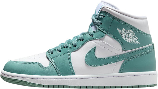 Air Jordan 1 Mid Women'S Shoes (White/Cannon)