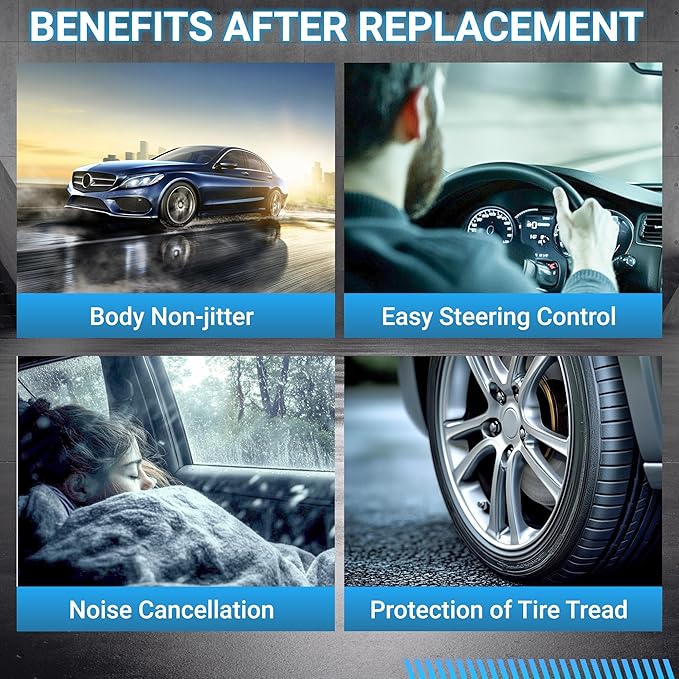 Front Upper and Lower Control Arm Compatible With 2016-2020 Tesla Model X Front Suspension Kit, Sway Bar Link Front, Outer & Inner Tie Rod End