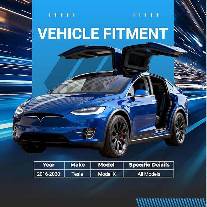 Front Upper and Lower Control Arm Compatible With 2016-2020 Tesla Model X Front Suspension Kit, Sway Bar Link Front, Outer & Inner Tie Rod End