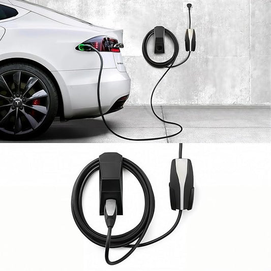 BASENOR Charger Holder Wall Mount for Tesla Model Y(Juniper)/3/S/X, Charging Cable Organizer with Connector Dock Heavy-Duty Wall Mount Dock [Proprietary Design] for 2012-2026 Tesla Accessories