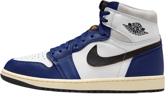 AIR JORDAN 1 RETRO HIGH OG "WHITE/BLACK-NEUTRAL GREY-DEEP ROYAL BLUE"