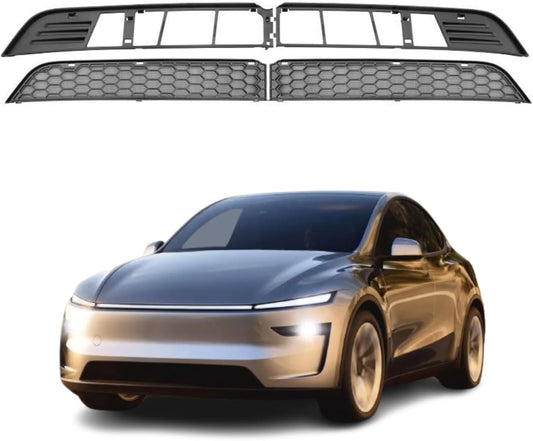 Front Grille Mesh Inserts Tesla Model Y Juniper 2025-2026 Grille for Tesla Model Y Juniper Accessories 2026 Air Inlet Vent Grille Cover for New Model Y Juniper Replancement (New Model Y J)