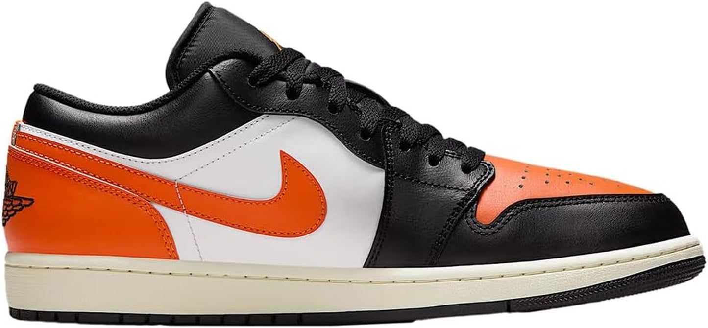 Air Jordan 1 Low Men'S Shoes (Black/White/Sail/Starfish)