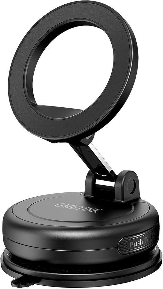 Car Phone Holder for Magsafe—360° Rotation and Dual-Axis Adjustment Phone Mount, up to 78LBS Suction, Compatible with Magsafe Case, for Iphone 17, 16, 15, 14, 13,12Series,Galaxy Ultra/26+/26